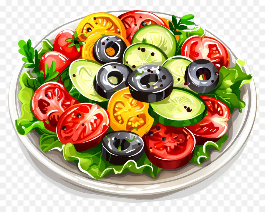 Salade De Légumes，Vinaigrette PNG