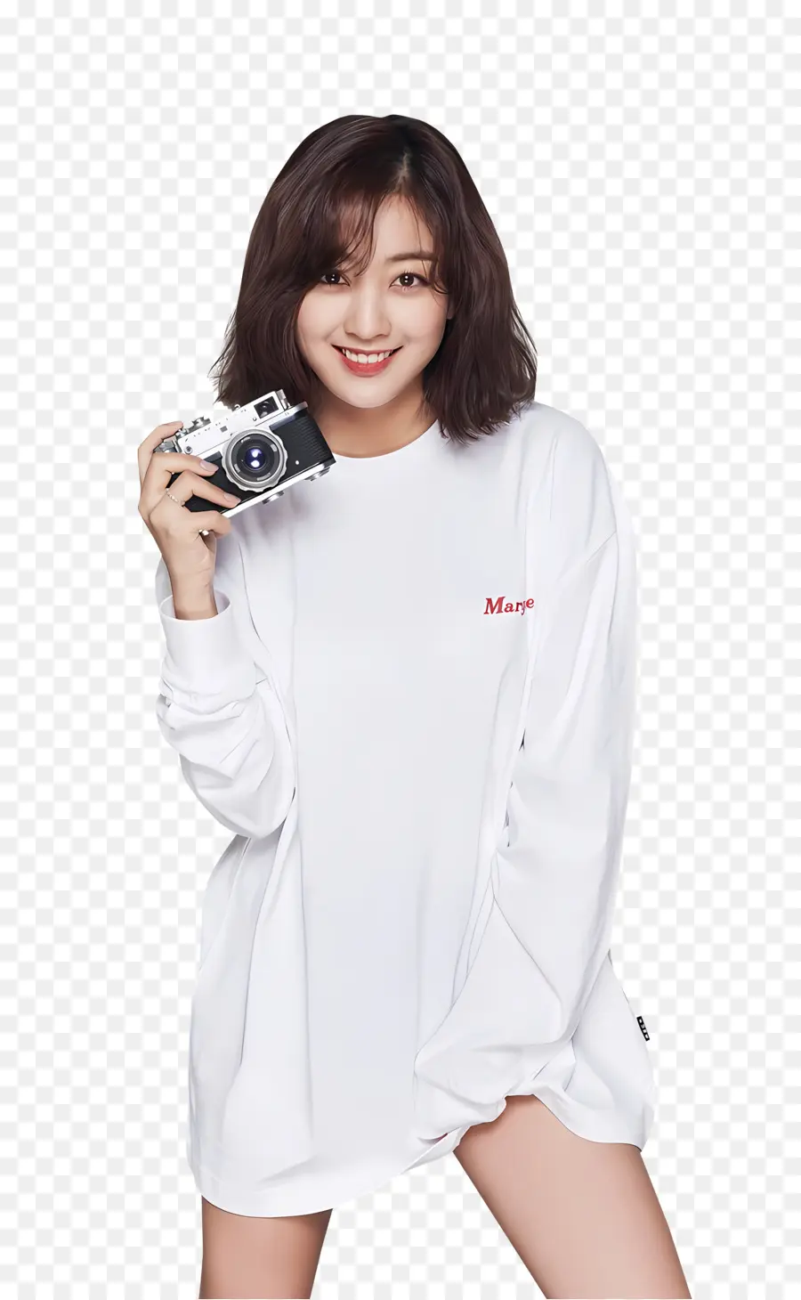 K Pop，Femme Avec Appareil Photo PNG