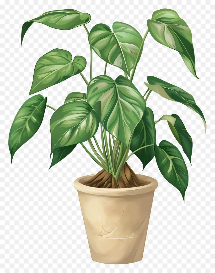 Les Plantes D'intérieur，Plante Philodendron PNG