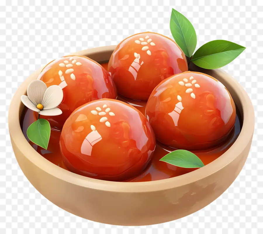 Gulab Jamun，Boules Sucrées PNG