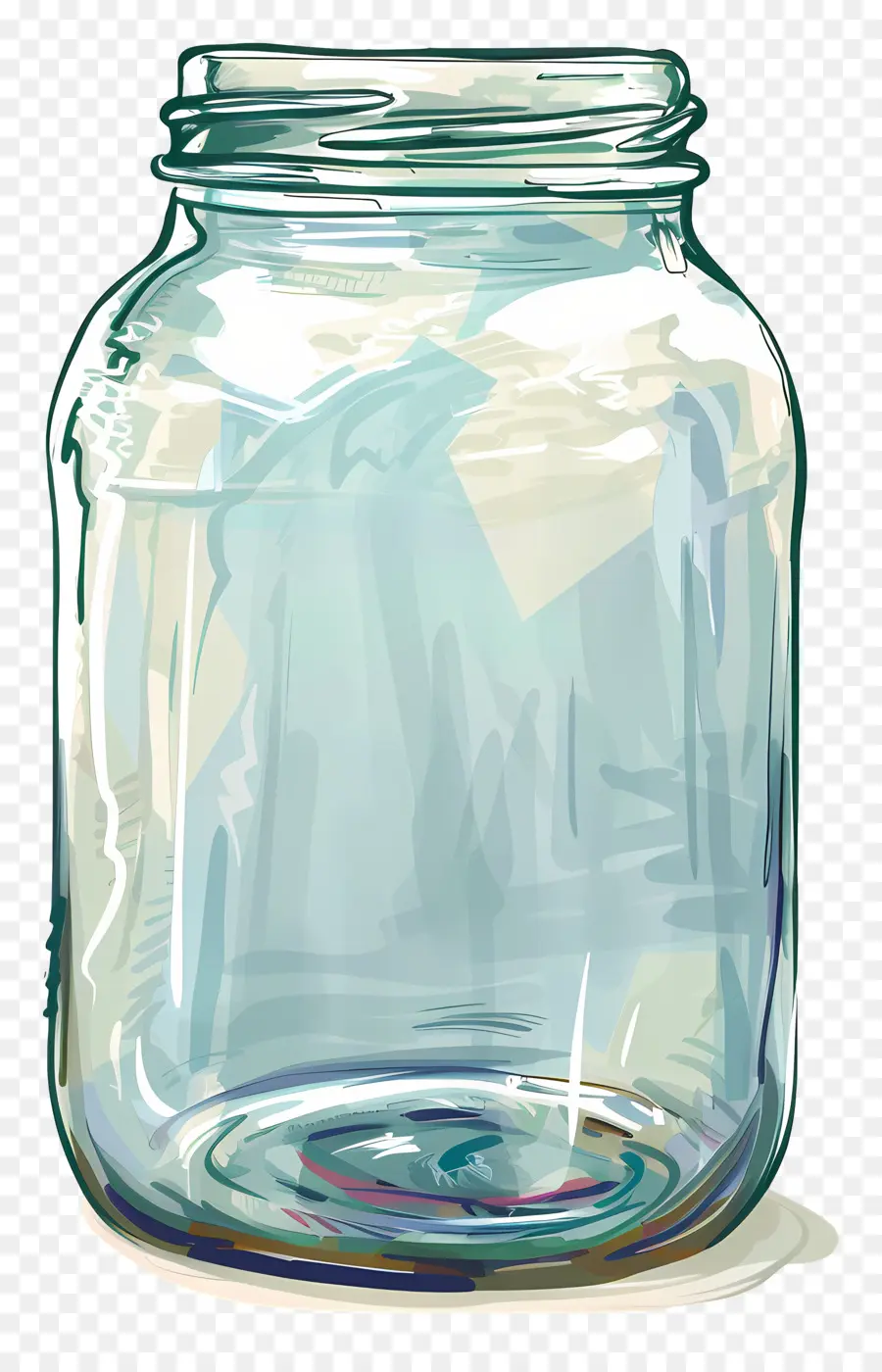 Pot En Verre Vide，Pot PNG