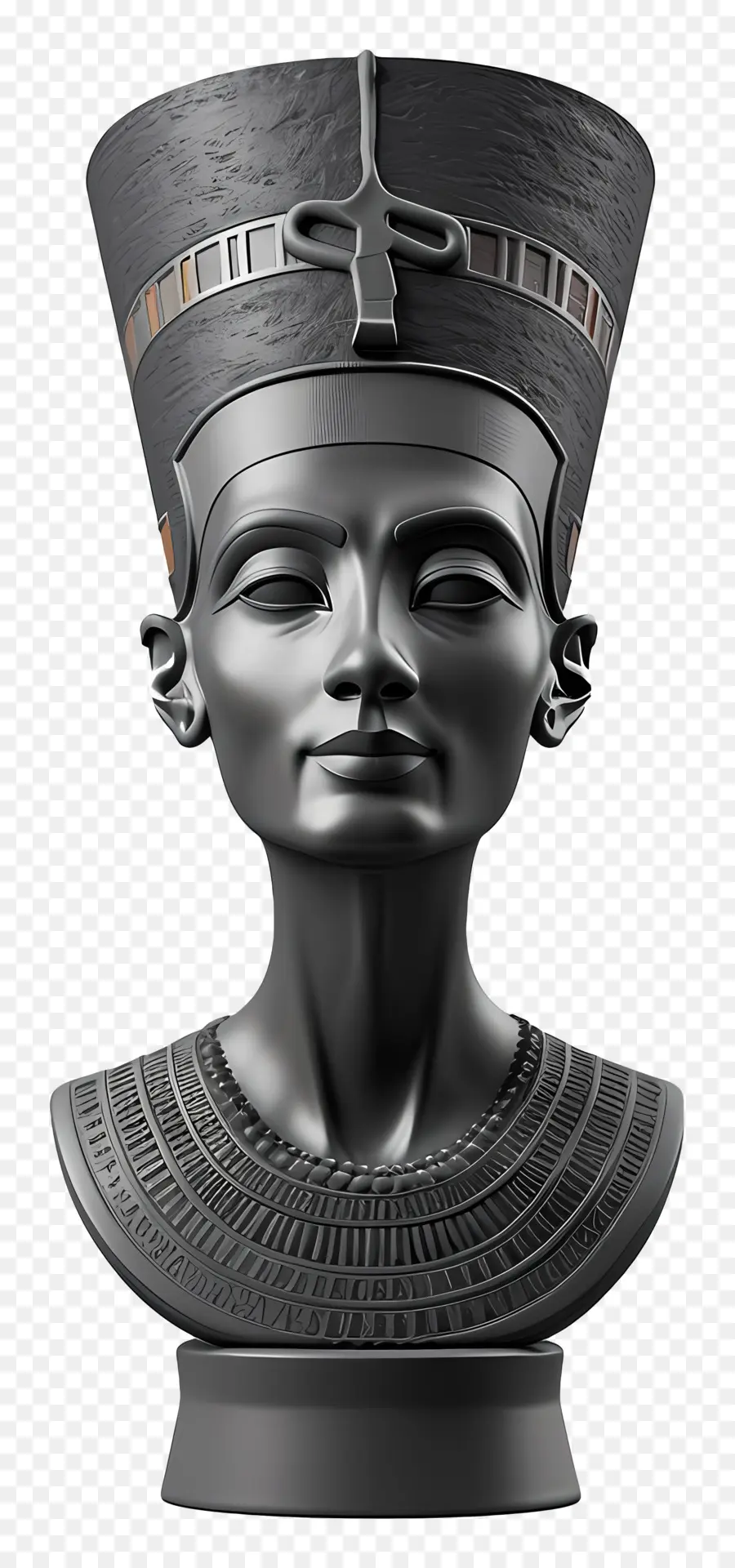 Buste De Nefertiti，Reine égyptienne PNG