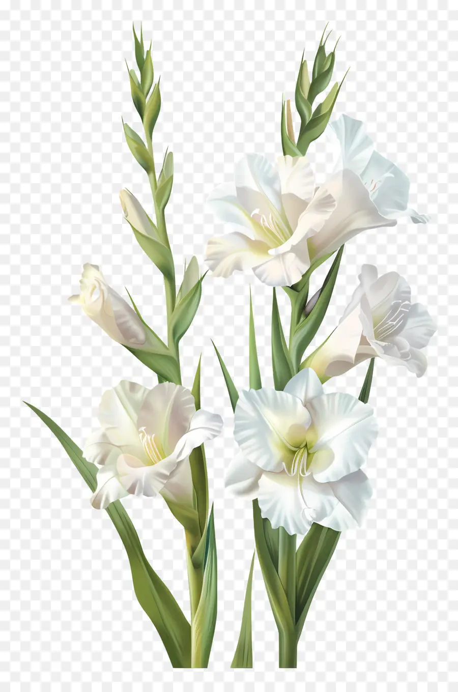 Glaïeri Blancs，Fleur Blanche PNG