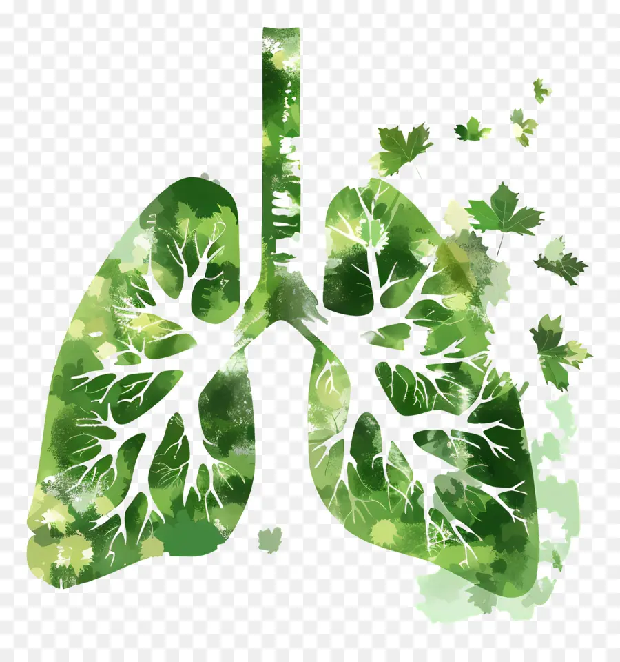 Journée Mondiale De L'asthme，Les Poumons Humains PNG