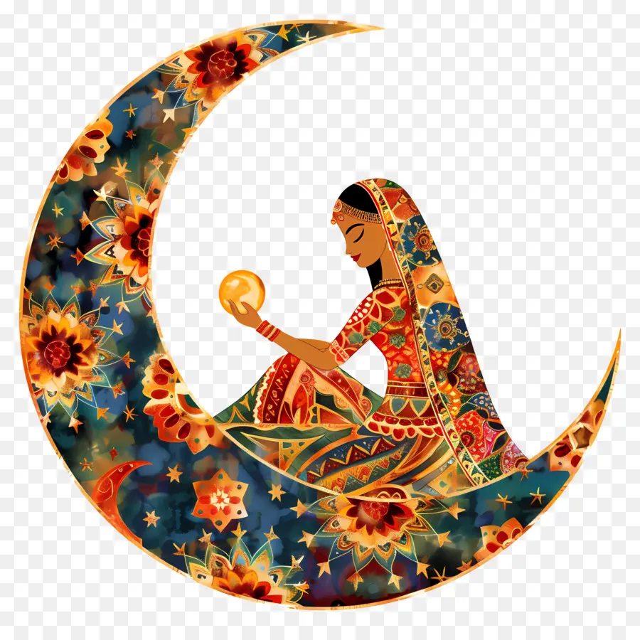 Karva Chauth，Femme Indienne PNG