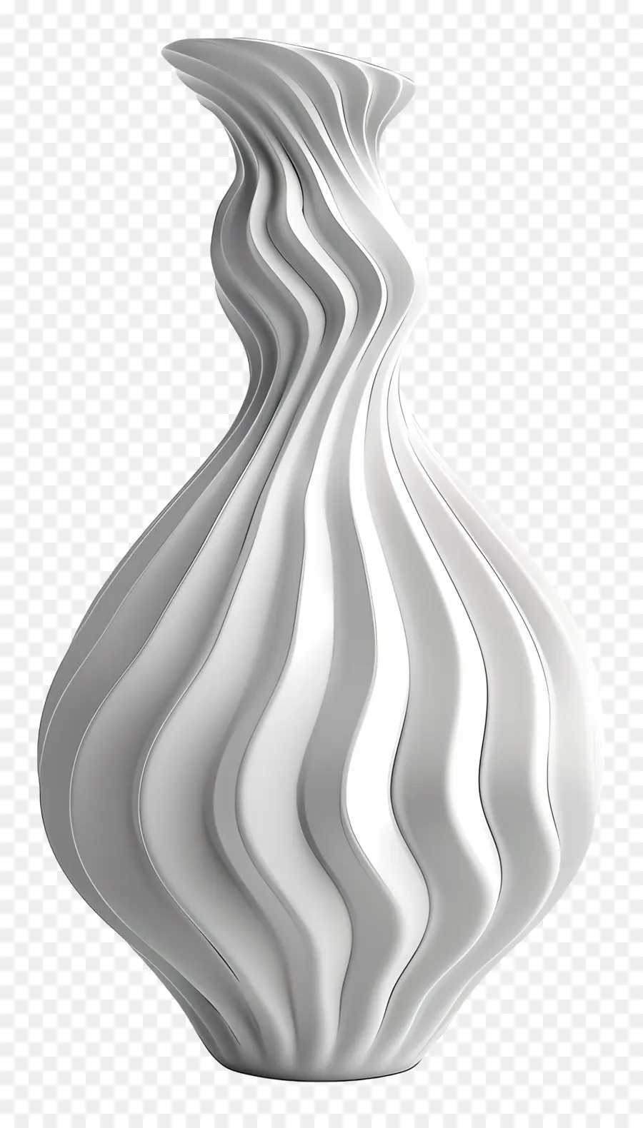 Vase En Céramique，Vase Blanc PNG