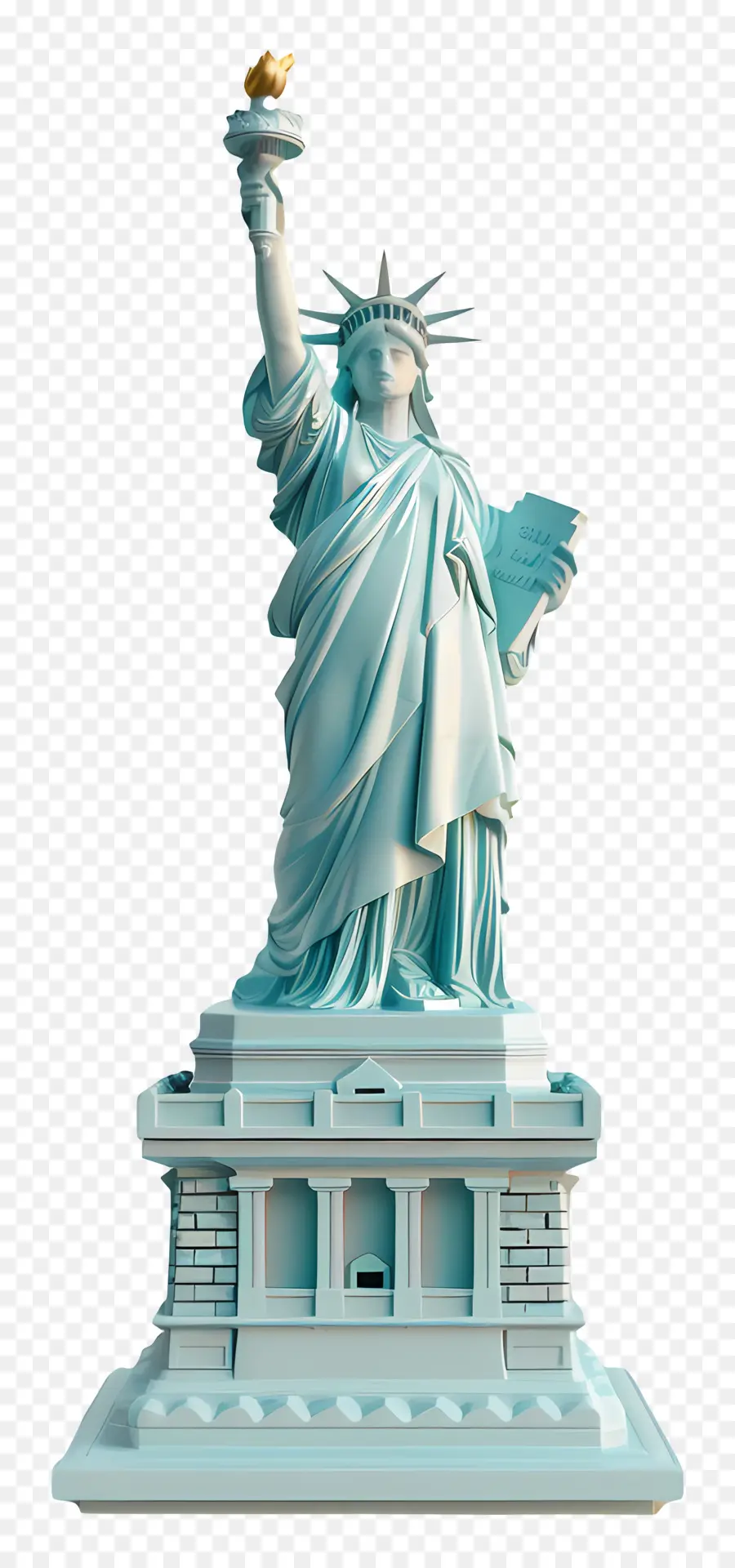 Statue De La Liberté，Liberty Island PNG