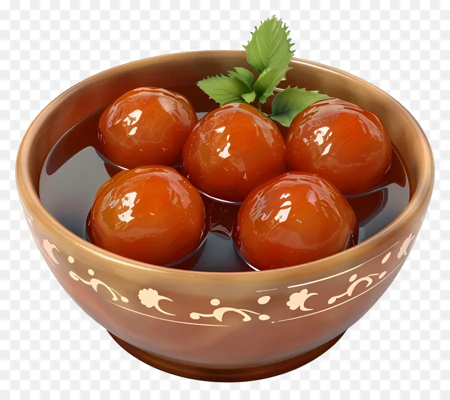 Gulab Jamun，Dessert Indien PNG