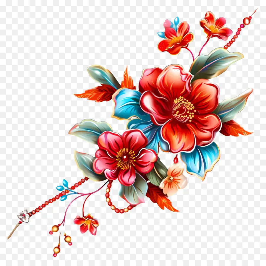 Rakhi，Conception Florale PNG