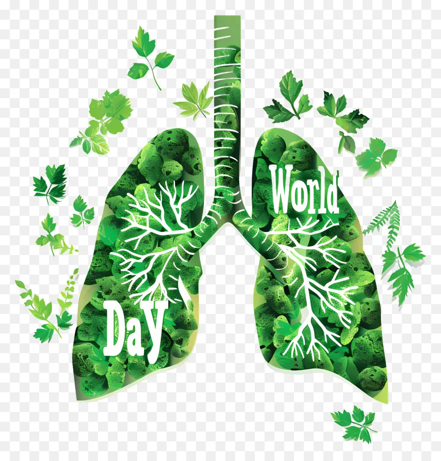 Journée Mondiale De L'asthme，Les Poumons PNG