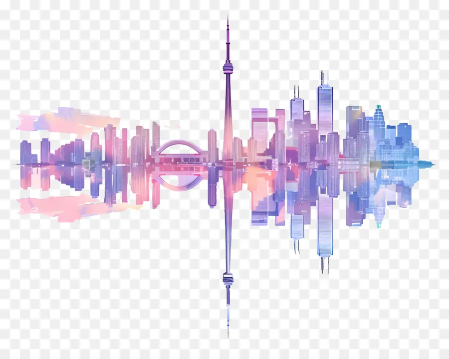 Toronto City Skyline，Les Toits De La Ville PNG