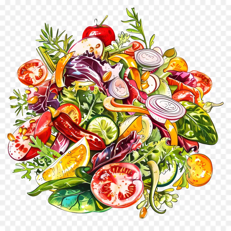 Salade De Légumes，Légumes PNG