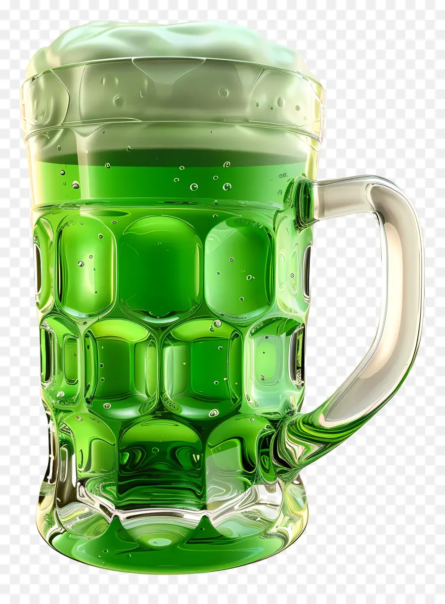 Bière Verte，Verre à Bière PNG