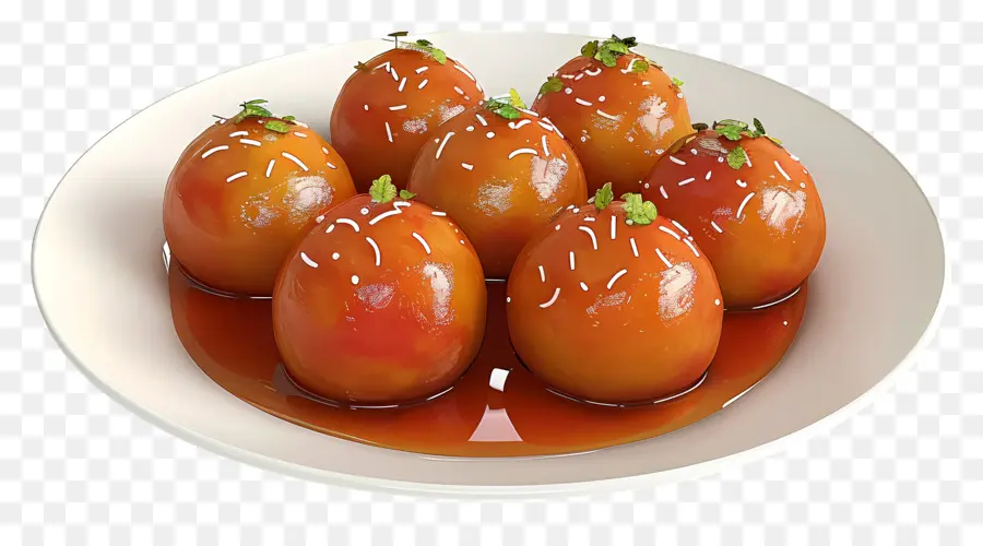 Gulab Jamun，Bonbons PNG