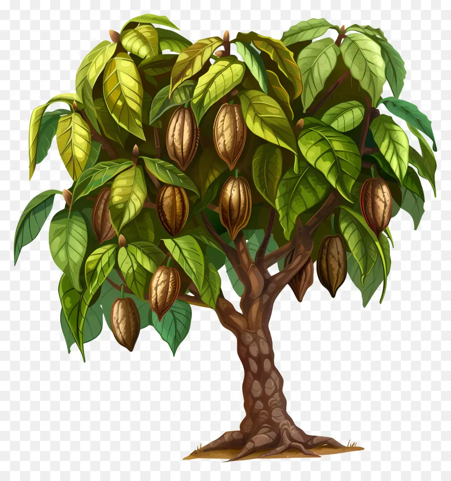 Arbre Cacao Complet，Chocolates PNG