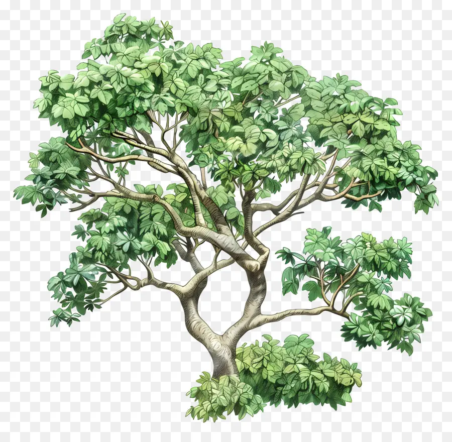 Fromager，Arbre Vert PNG