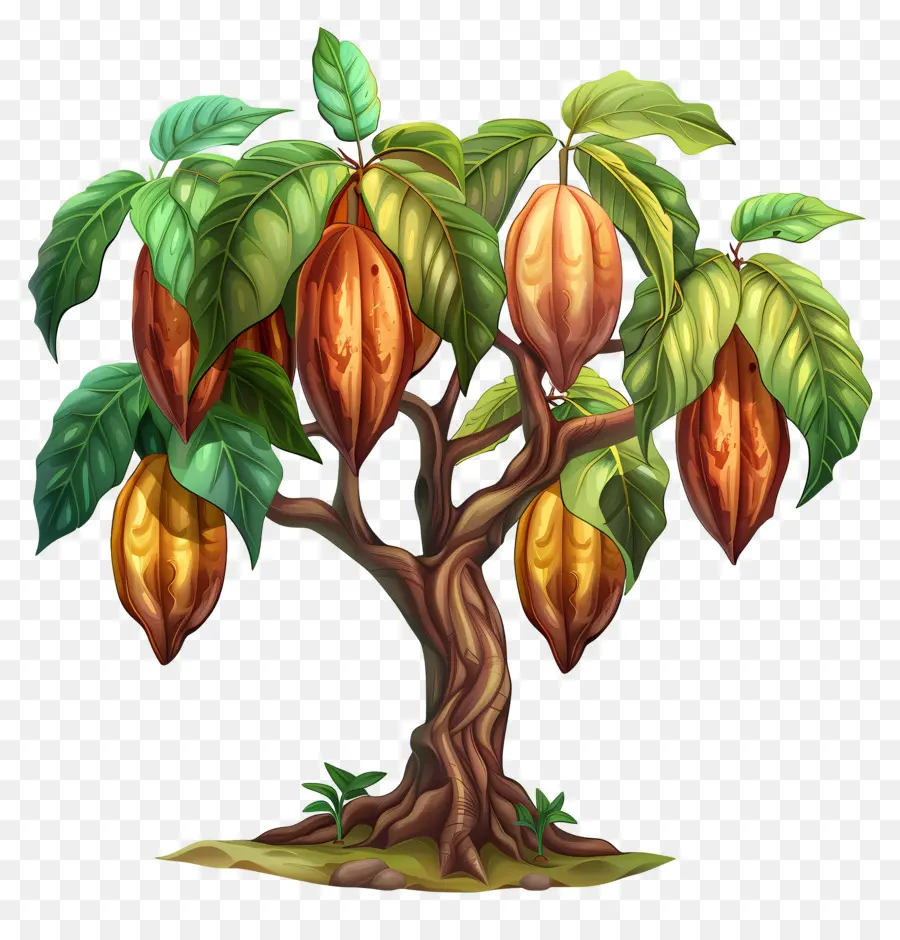 De Cacaoyers，L'arbre Au Chocolat PNG