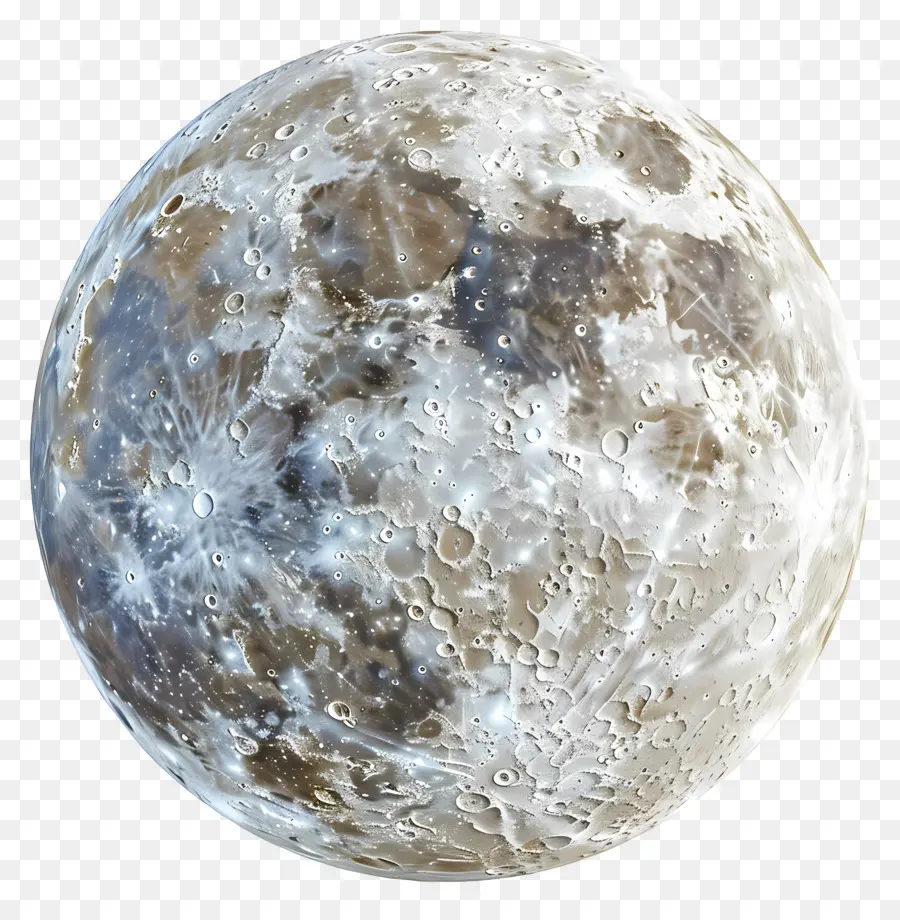 Pleine Lune，Cratères De La Lune PNG