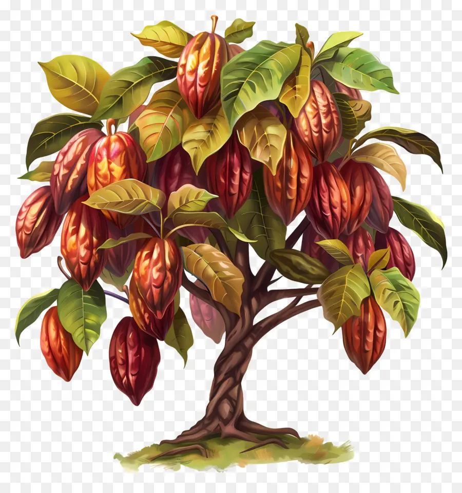 Arbre Cacao Complet，De L'arbre De Cacao PNG