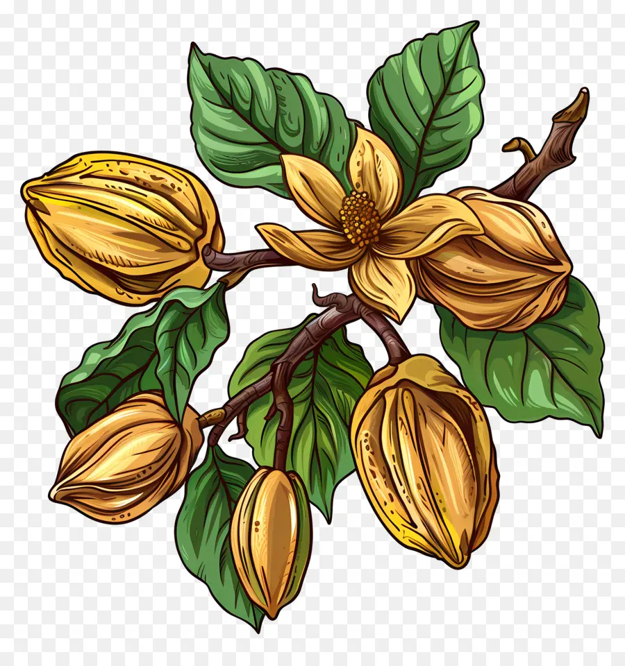 Cacao，Graine De Chocolat PNG