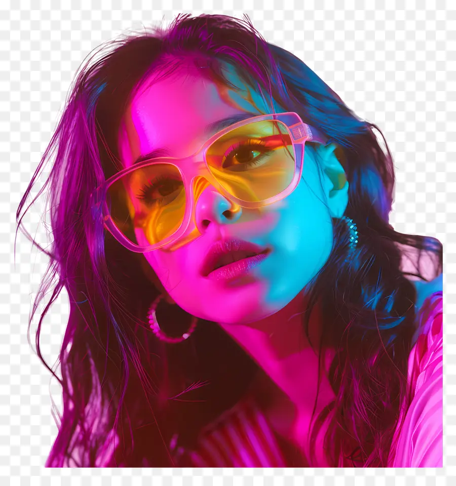 Jenna Ortega，Femme Avec Des Lunettes De Soleil PNG