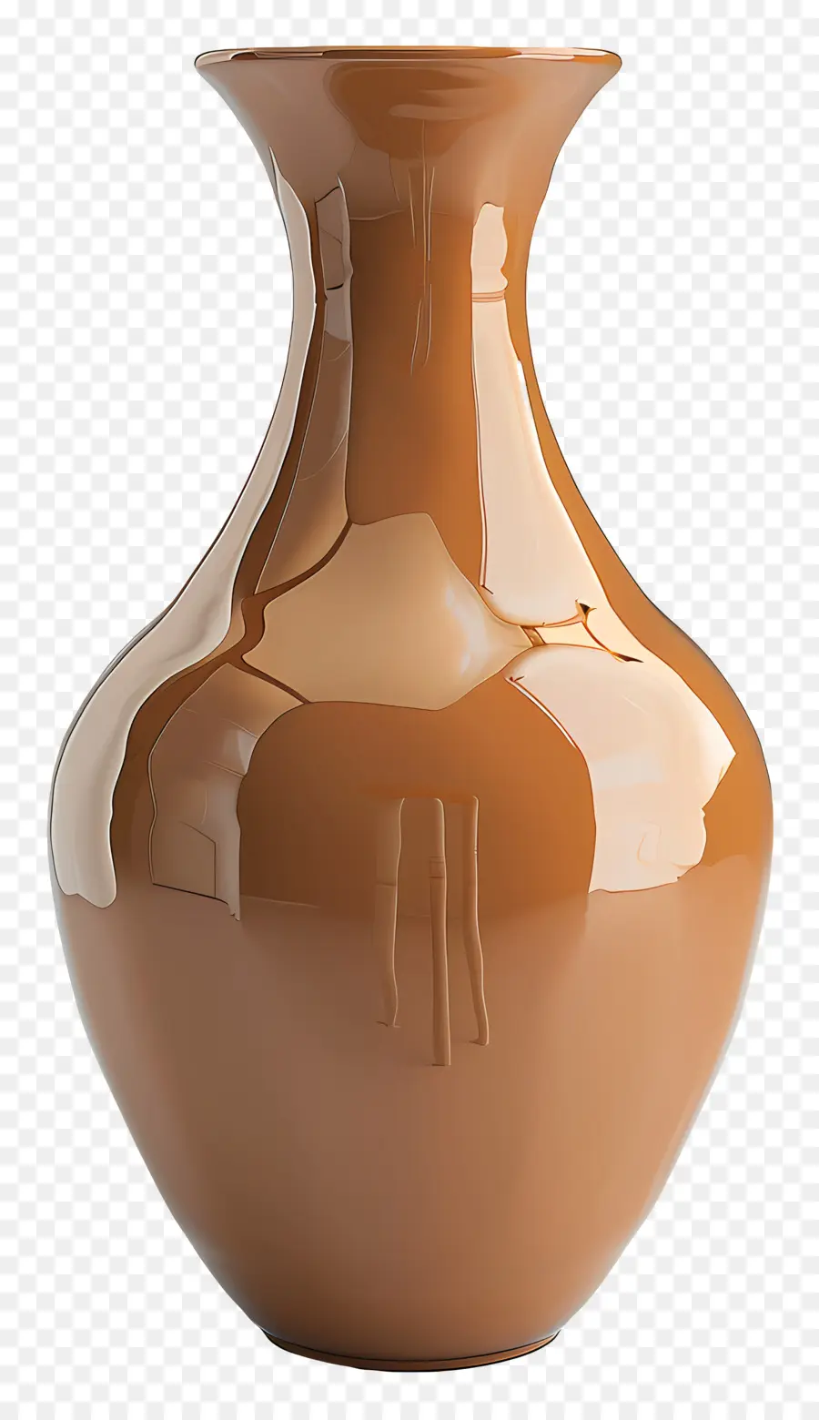 Vase En Céramique，Brun Vase PNG
