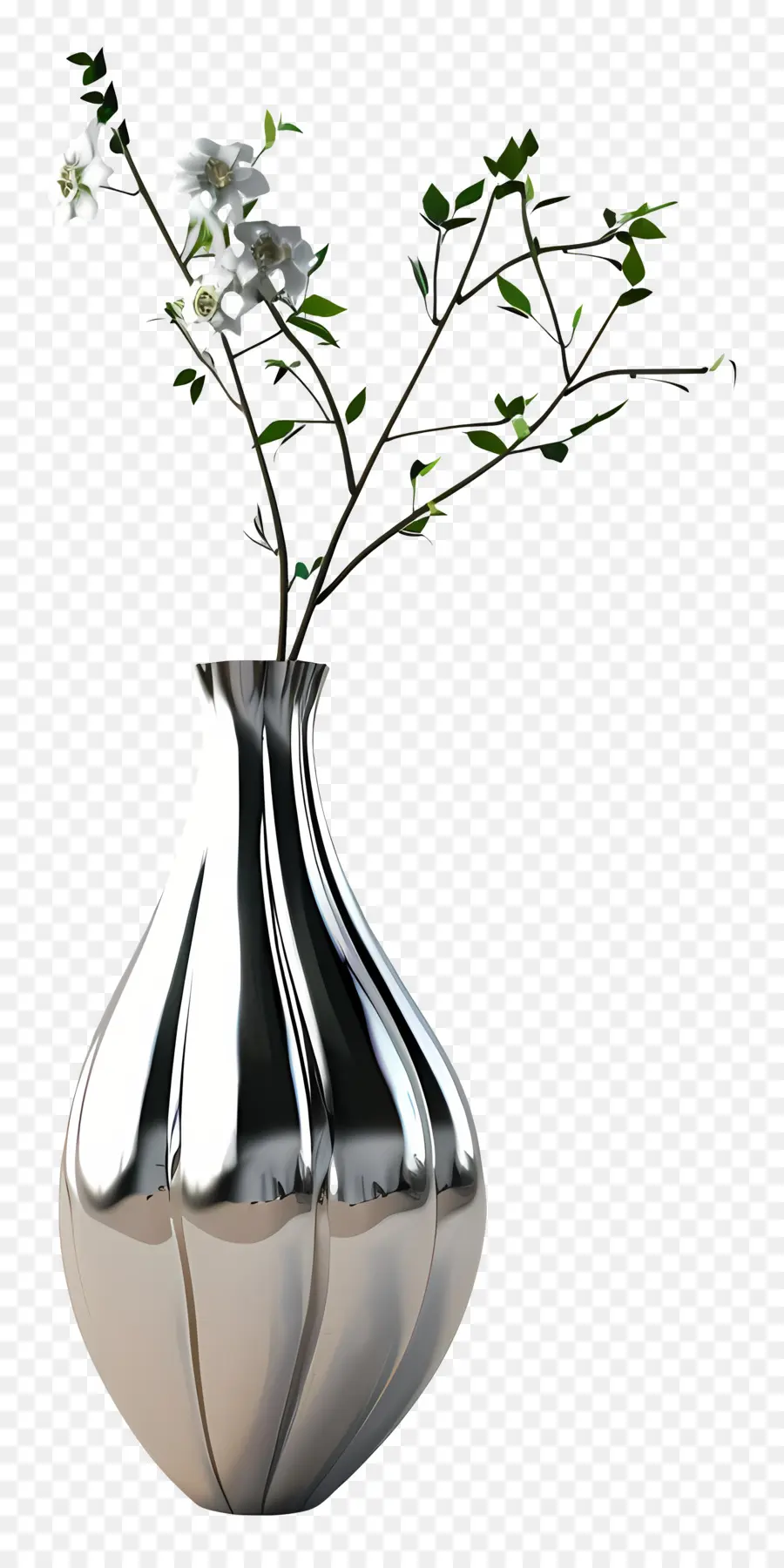 Vase En Métal，Vase D'argent PNG