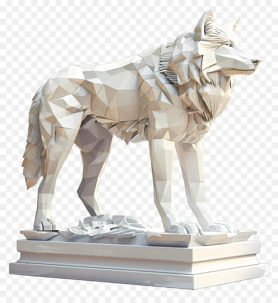 Loup，Statue De Loup PNG