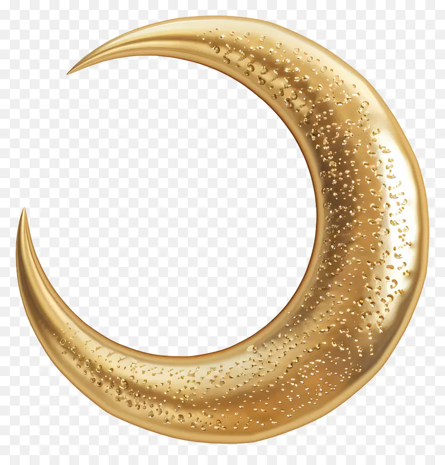 Croissant De Lune，Croissant D'or PNG