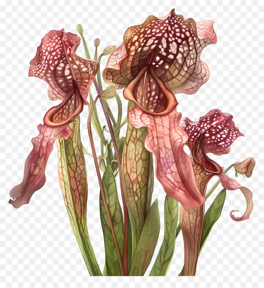 Cruche Plante，Orchidées De Trompette Venuss PNG