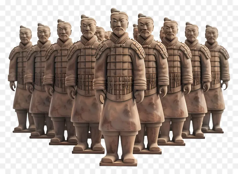 Armée De Terre Cuite，Anciens Guerriers Chinois PNG
