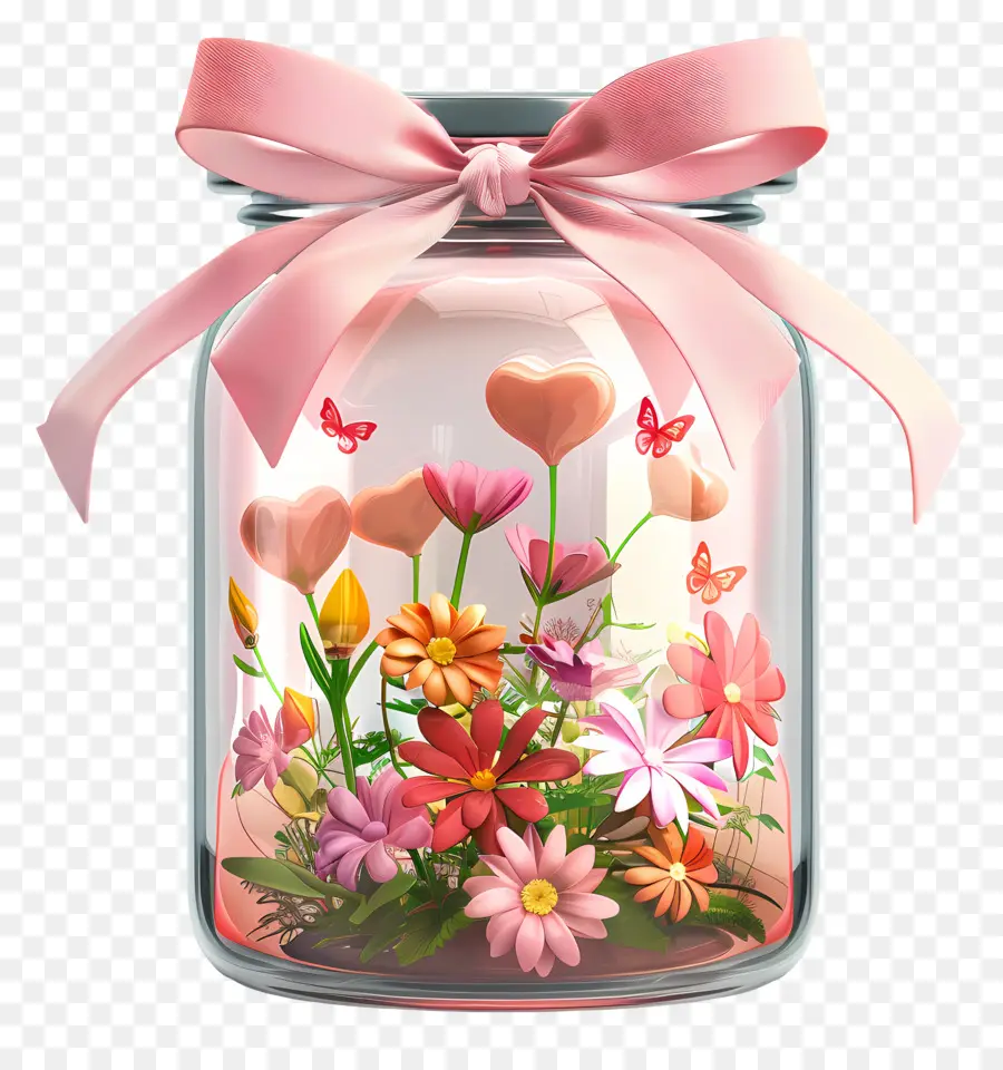 Pot Maman，Arrangement De Fleurs PNG