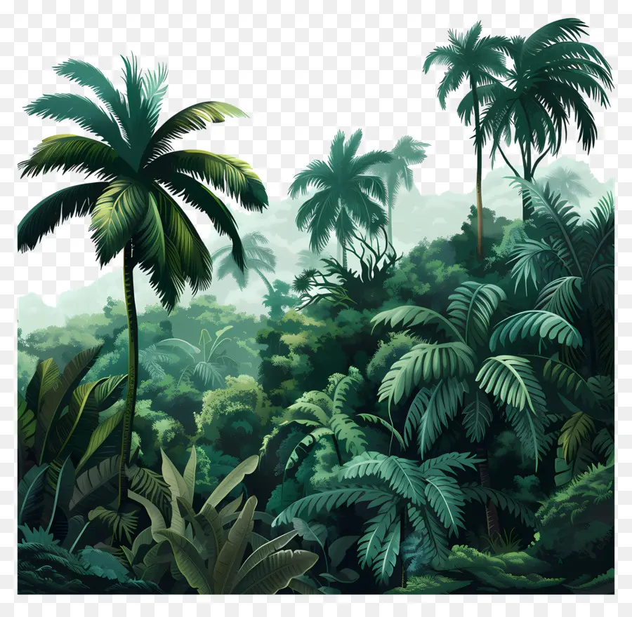 Forêt Tropicale De La Jungle，La Forêt Tropicale PNG