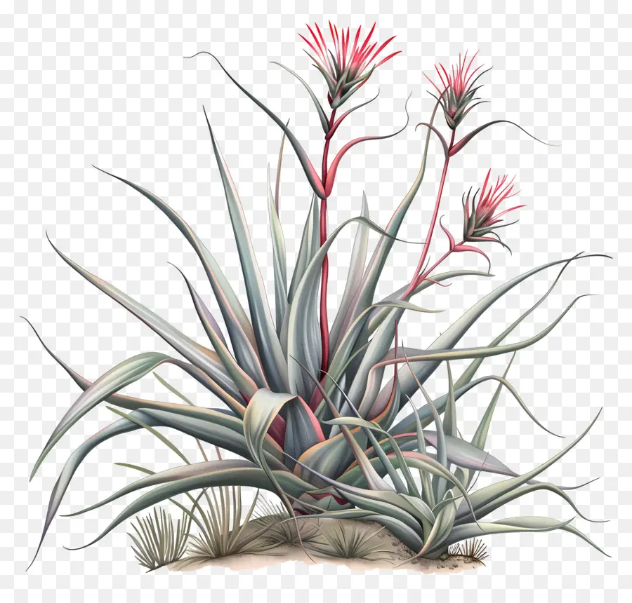 Plante Aérienne De Tillandsia，Cactus PNG