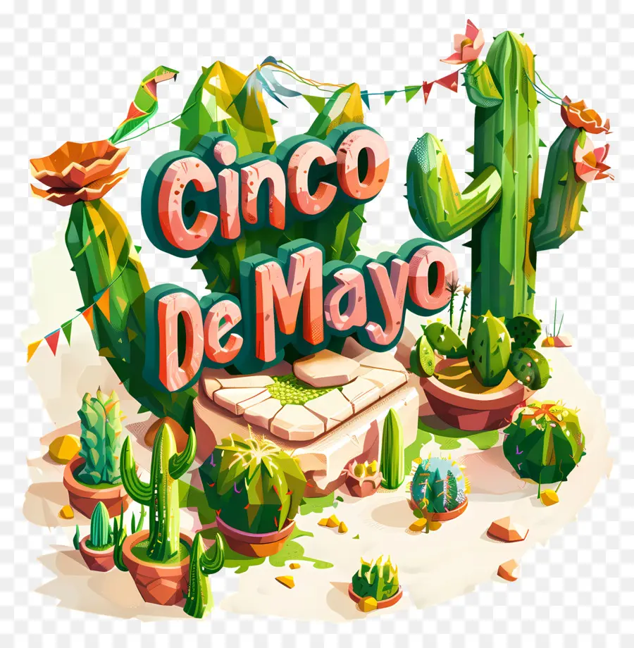 Cinco De Mayo，Cactus PNG