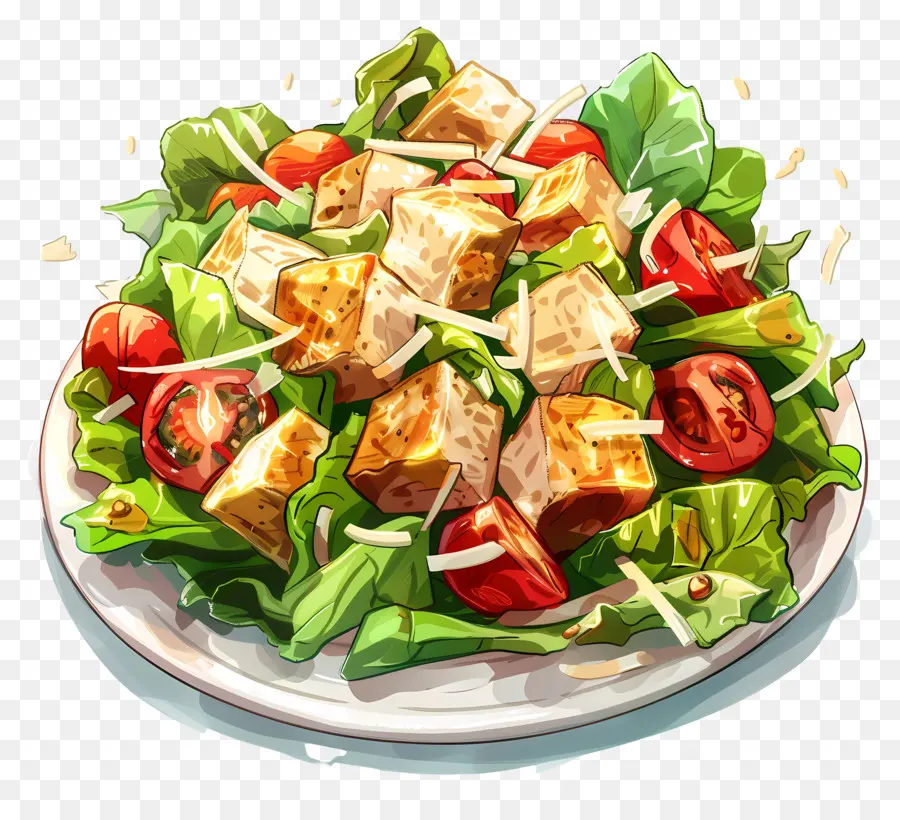 Salade César，Salade PNG