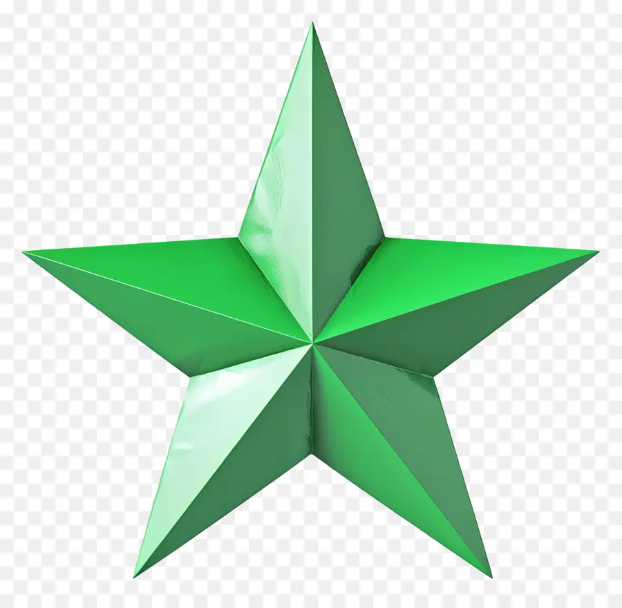 L'étoile Verte，Métal PNG