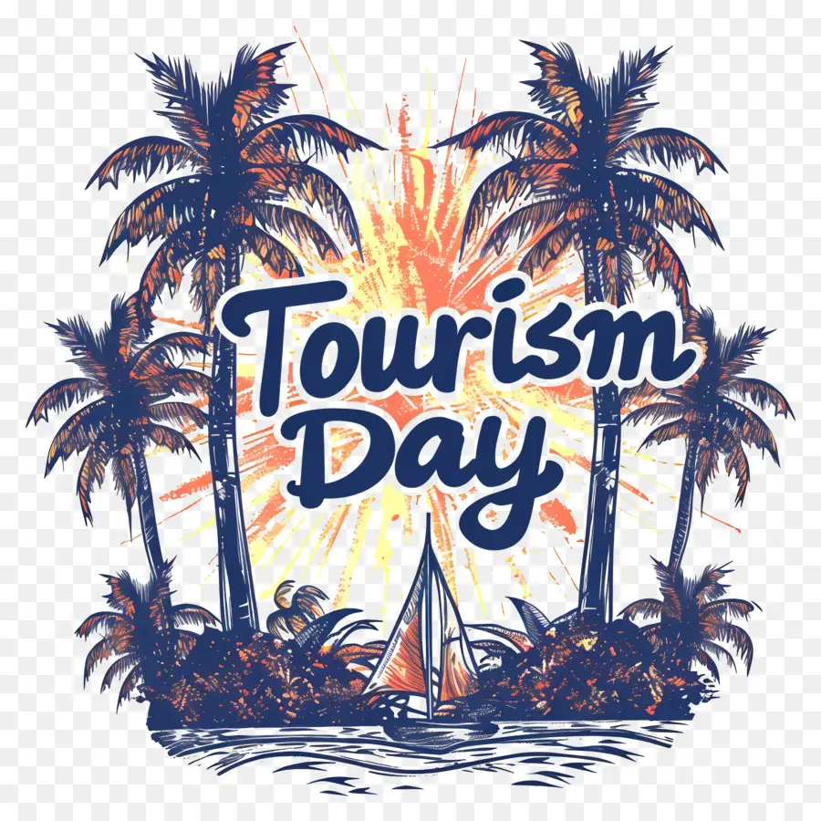 Journée Du Tourisme，Les Palmiers PNG