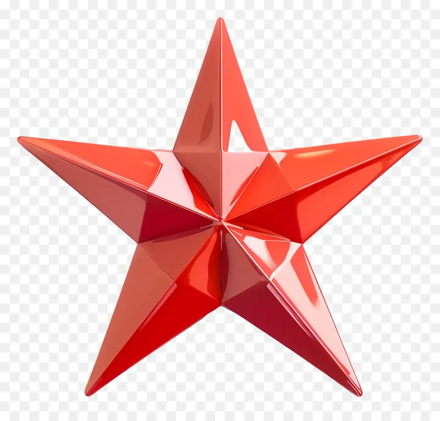 Le Red Star，Métallique PNG
