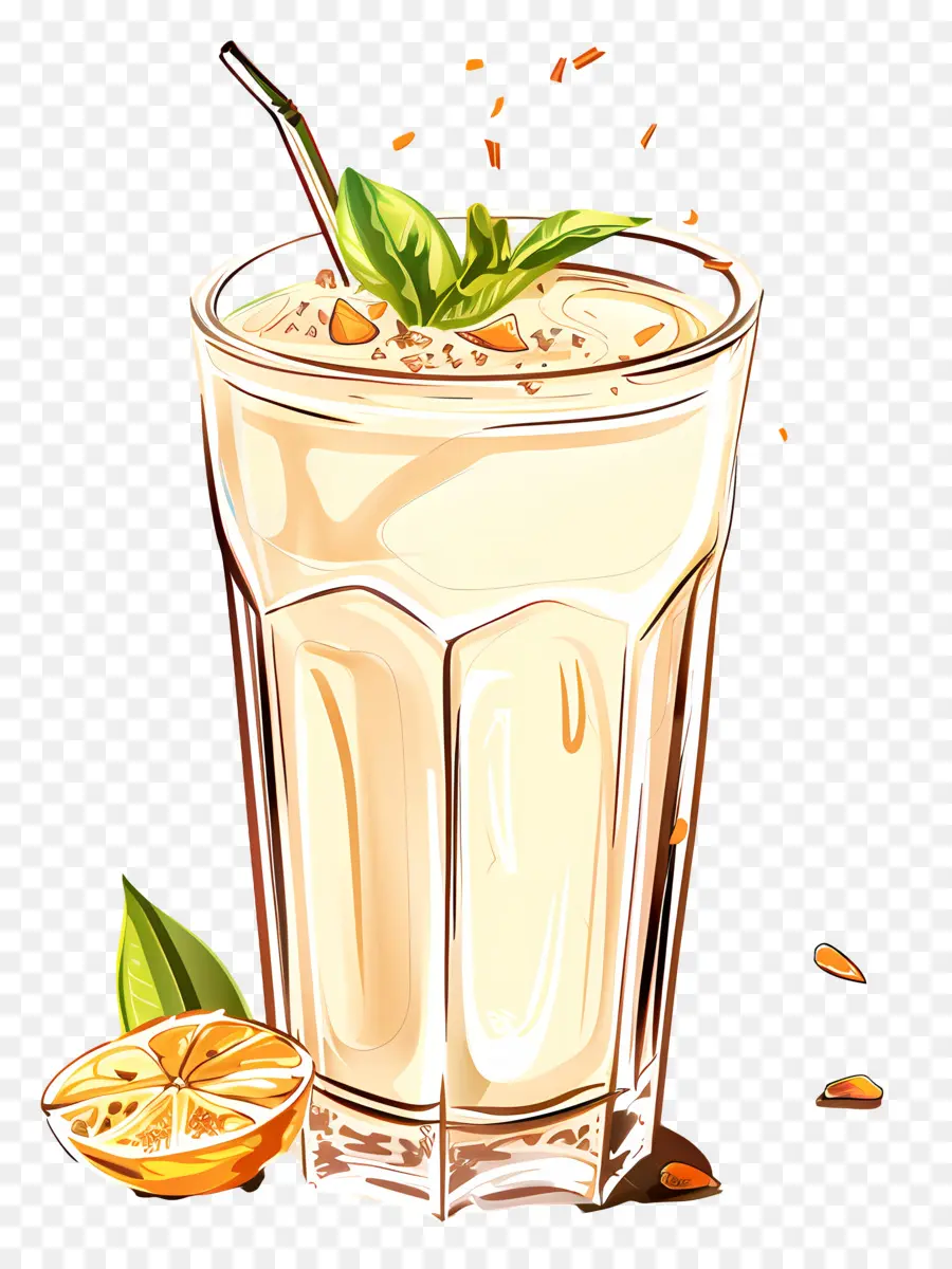 Boisson Froide，Smoothie Orange PNG