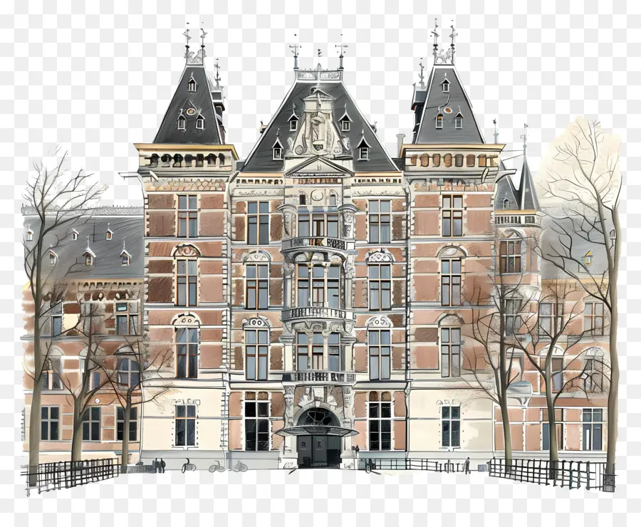 Rijksmuseum，Bâtiment Orné PNG