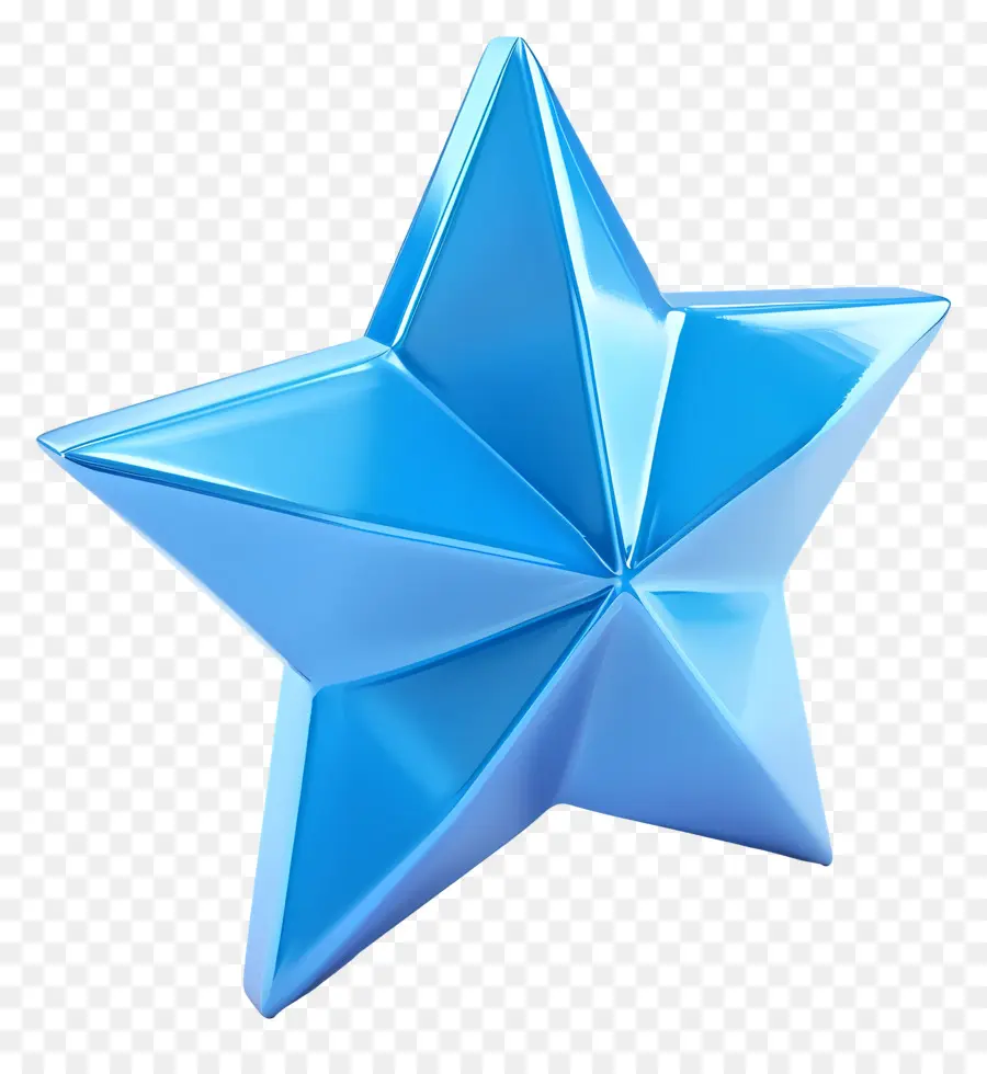 étoile Bleue，Objet Abstrait PNG