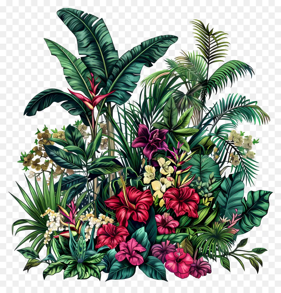 La Forêt Tropicale，La Jungle Tropicale PNG