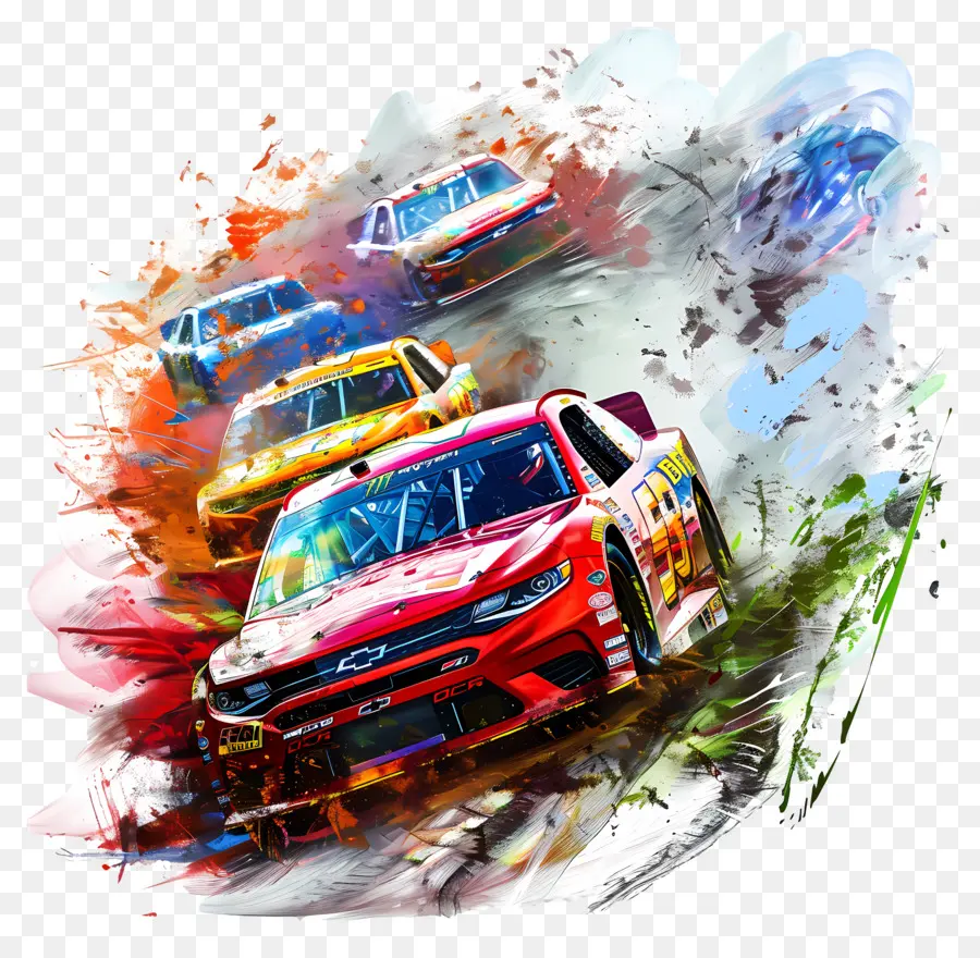 Journée Nascar，Voitures De Course PNG