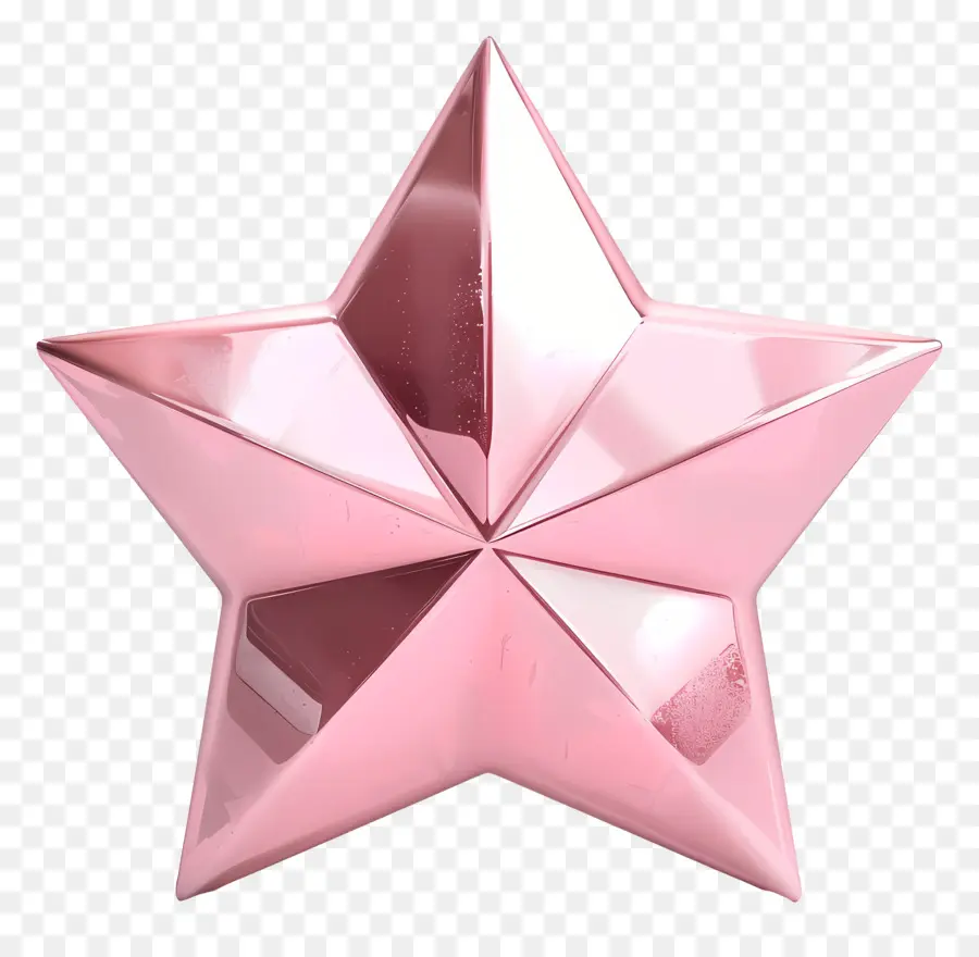 étoile Rose，Objet D'étoile Rose PNG