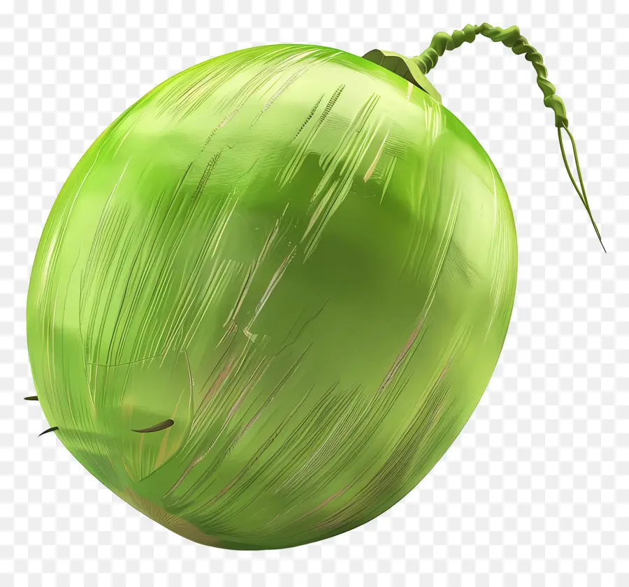 Vert De Noix De Coco，Fruit Artificiel PNG