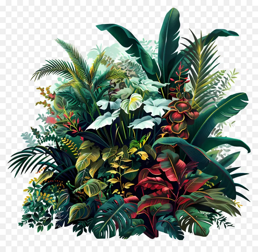 Végétation Luxuriante，Jungle PNG