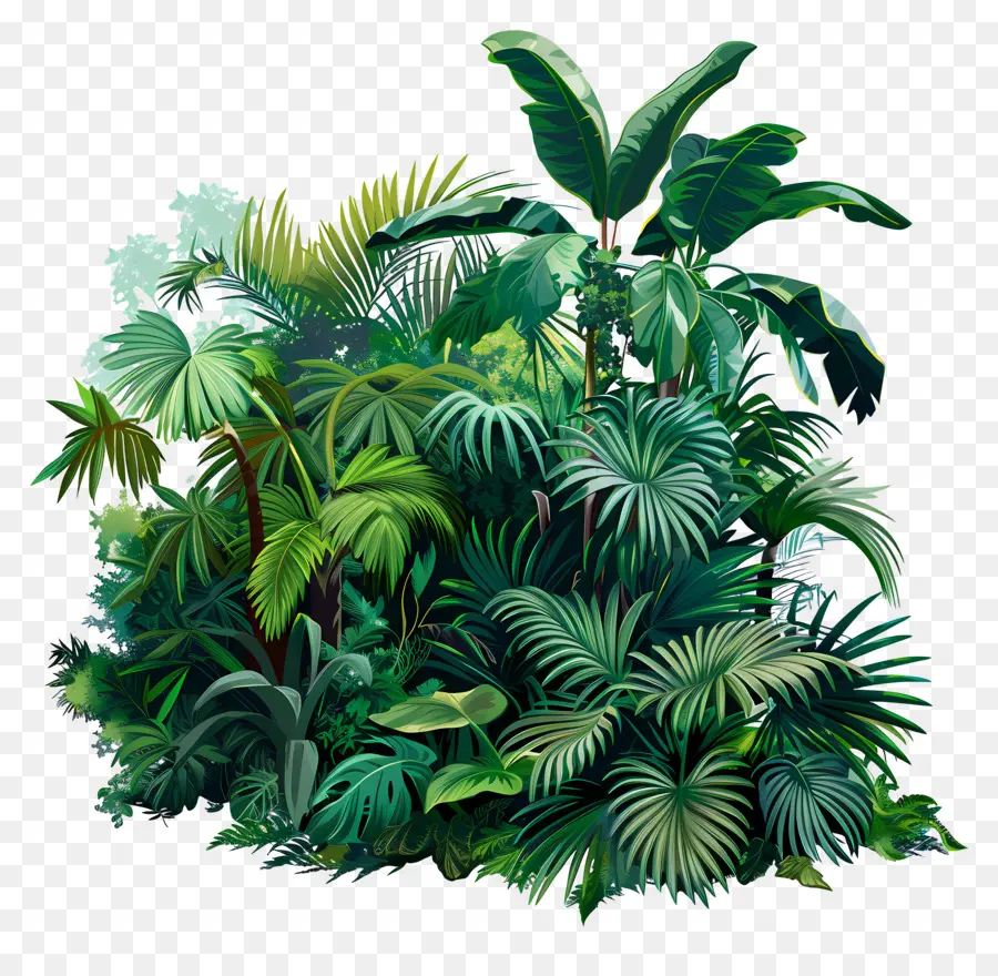 Forêt Tropicale De La Jungle，Forêt Tropicale PNG