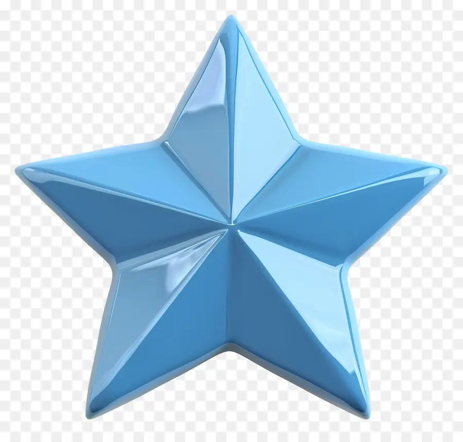 étoile Bleue，Apparence Métallique PNG