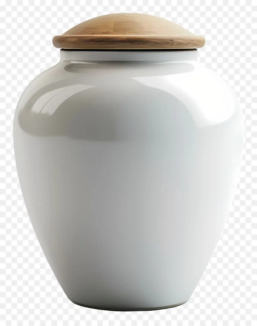 Pot De Stockage En Céramique，Pot En Céramique Blanc PNG